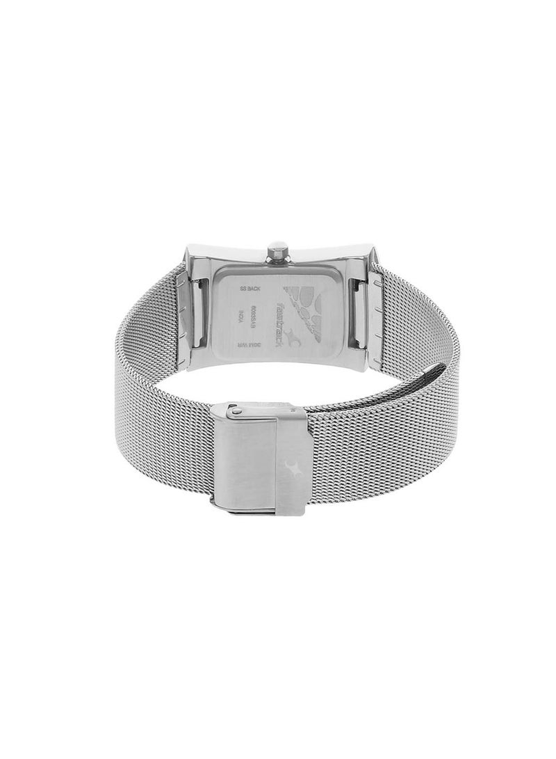 fastrack Fastrack Quartz Analog Black Dial Metal Strap Watch for Girls  - Image 4