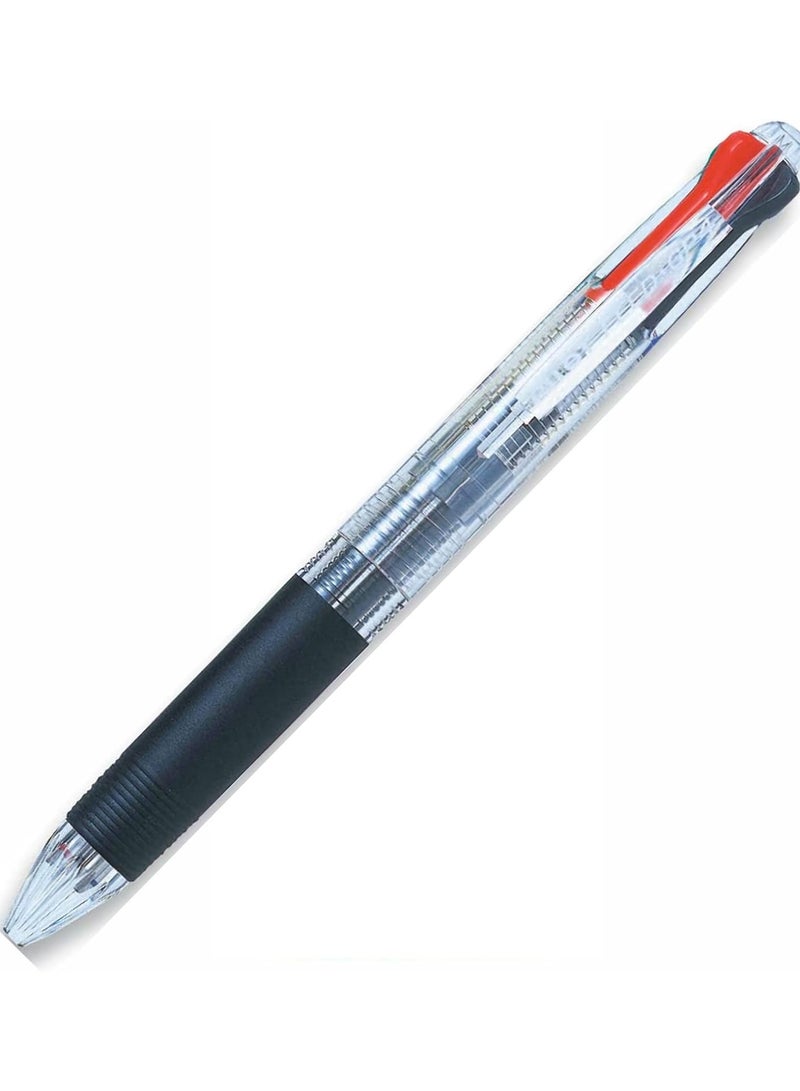 PILOT GP4 Muti Ink Ballpoint Pen 1.0mm Tip Clear Barrel - Image 2