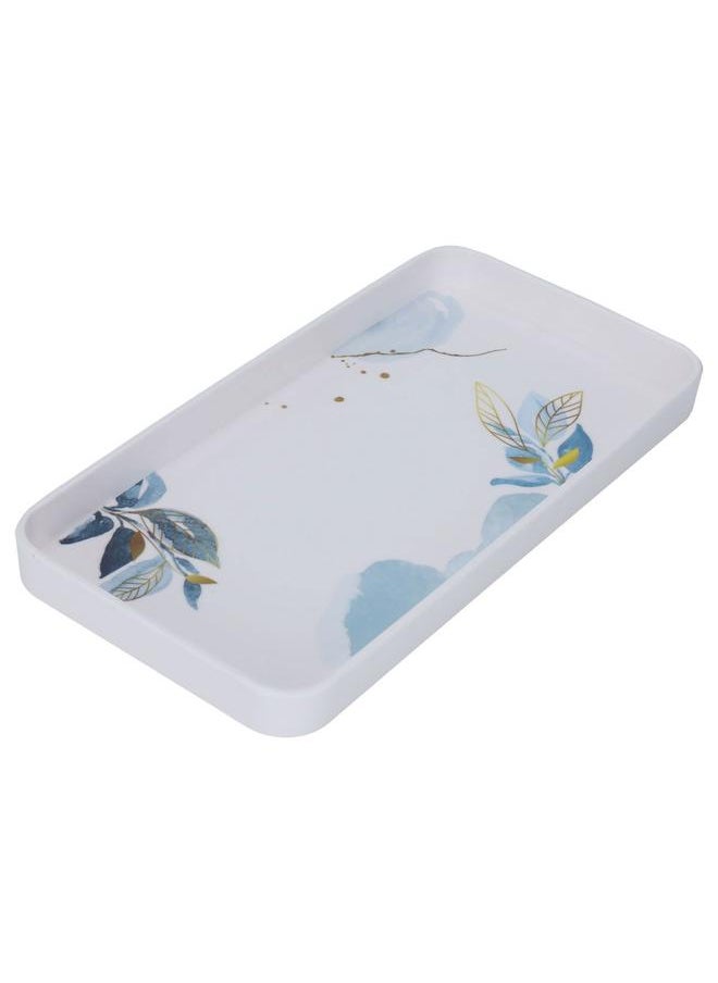 Alsaif Plastic Serving Tray 30 X 15 X 2.5 Cm Rectangle White  - Image 2
