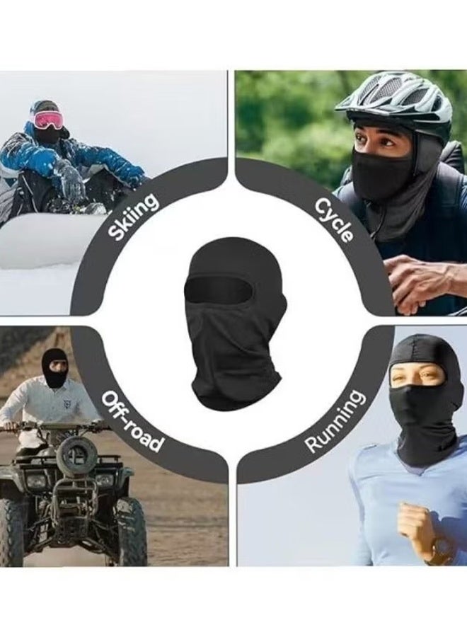 KANGLI Breathable Full Face Mask for Skiing, Motorcycle, Running, and UV Protection – Lightweight & Durable，Ski Sun Protection Mask Unisex Dust-Proof Motorcycle Face Mask - Image 3