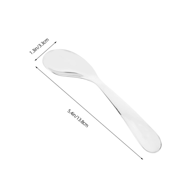 Stainless Steel Angled Baby Spoon Feeding Training Cutlery Lightweight Portable - Image 3