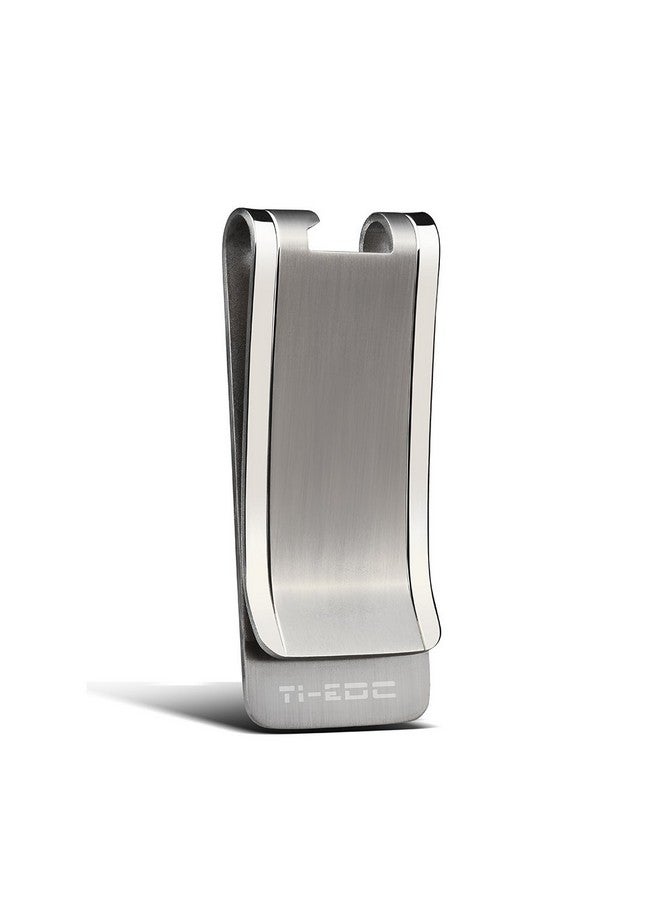 TI-EDC Titanium Slim Cash Money Clip For Men Wallet Credit Card Holder And Bottle Opener Boo Basket Stuffer For Him Christmas  - Image 1