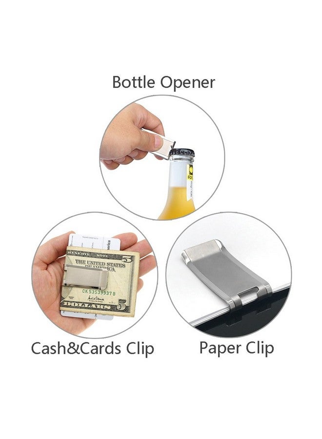 TI-EDC Titanium Slim Cash Money Clip For Men Wallet Credit Card Holder And Bottle Opener Boo Basket Stuffer For Him Christmas  - Image 5