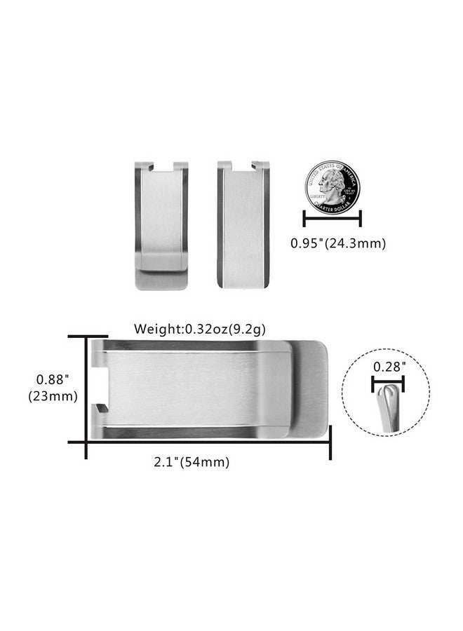 TI-EDC Titanium Slim Cash Money Clip For Men Wallet Credit Card Holder And Bottle Opener Boo Basket Stuffer For Him Christmas  - Image 2