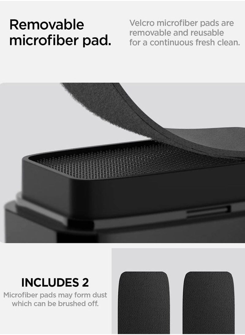 Spigen EZ Slide & Brush Screen Cleaner 2-in-1 designed for Tesla Cleaner and All Screens, Phones, Laptops, Tablets, EV Cars, No Solution Needed (Extra Microfiber Pad Included)  - Image 5