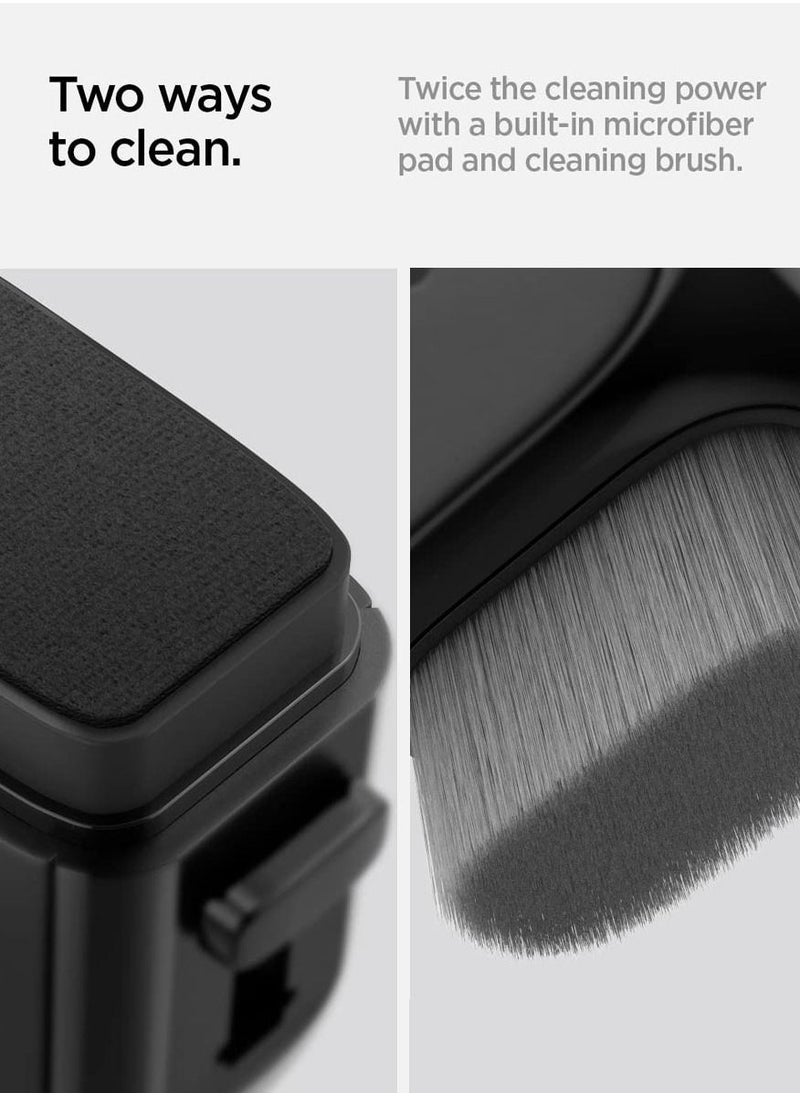 Spigen EZ Slide & Brush Screen Cleaner 2-in-1 designed for Tesla Cleaner and All Screens, Phones, Laptops, Tablets, EV Cars, No Solution Needed (Extra Microfiber Pad Included)  - Image 4