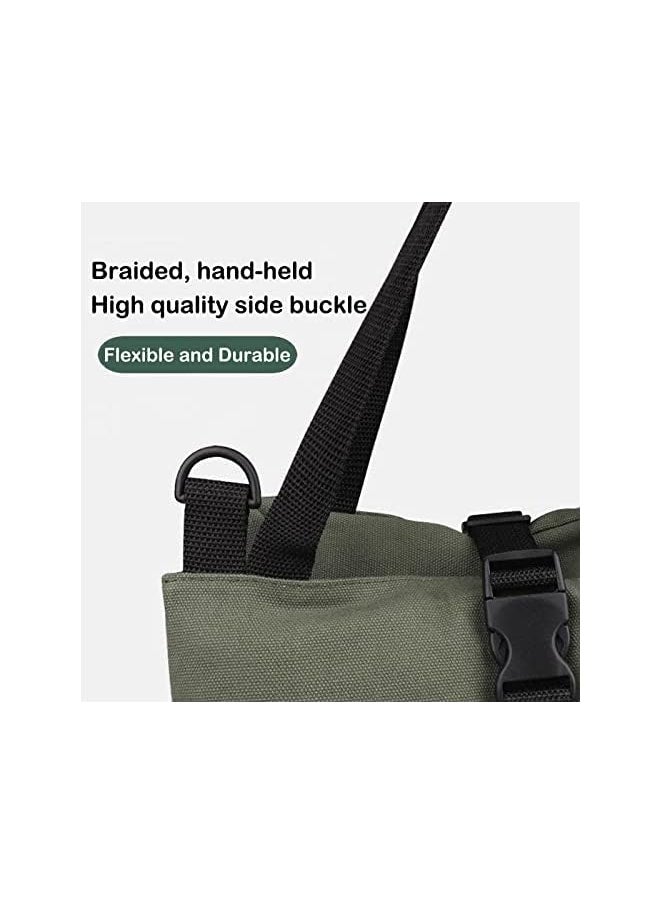 promass Roll Up Tool Bag, Multi-Purpose Canvas Tool Roll 16A Canvas Roll Up Pouch with 5 Zipper Pockets Wrench Roll Pouch Multi-Purpose Tool Pouch Roll Tool Organisers for Car Motorcycle (Green) - pzsku/Z3AE2D0930BE21452786FZ/45/_/1741457441/85f49d78-c4c0-4600-8674-2e59b5a611d6