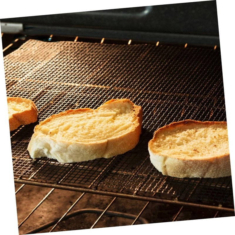 3pcs Non-Stick Mesh Mats Heavy Duty Cooking for Oven Outdoor Barbecue for Healthy Grilling and Baking - Image 4