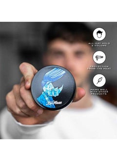 BluMaan Original Meraki Men's Styling Hair Wax - Use As A Pre-styler For Volume Or Post-styler For All-day Hold - Matte Finish & High Hold - Great For All Hair Types - 2.5 oz (74 ml)  - Image 5