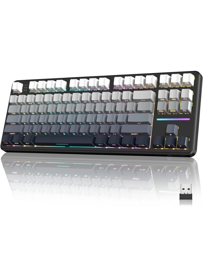attackshark Attackshark X87 tri-mode Mechanical Rgb Gaming Keyboard Z3AE2E7FA2E8A27992EC4Z