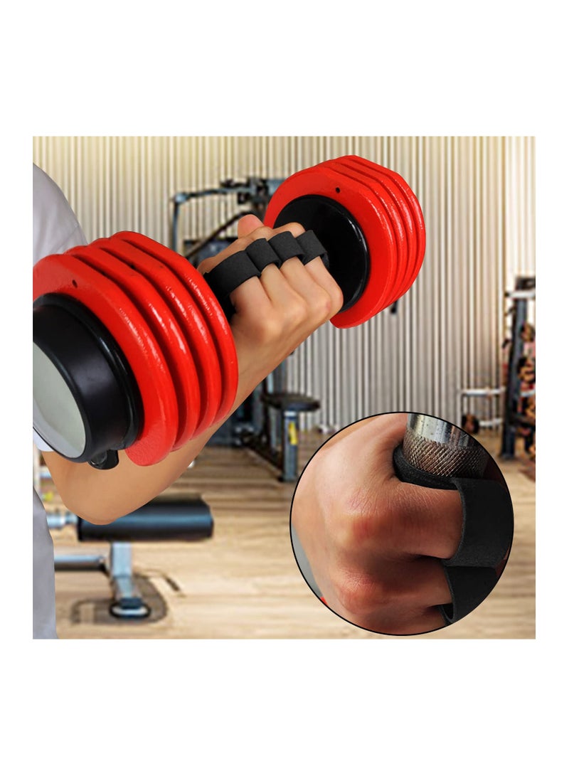 SYOSI Palm Sports Protector, Workout Gym Gloves for Weightlifting XL, Weight Lifting Grip Pads for Men Women, Rowing Gloves Protection for Powerlifting Grips Exercise Gloves Fitness Cross Training Cycling - Image 2