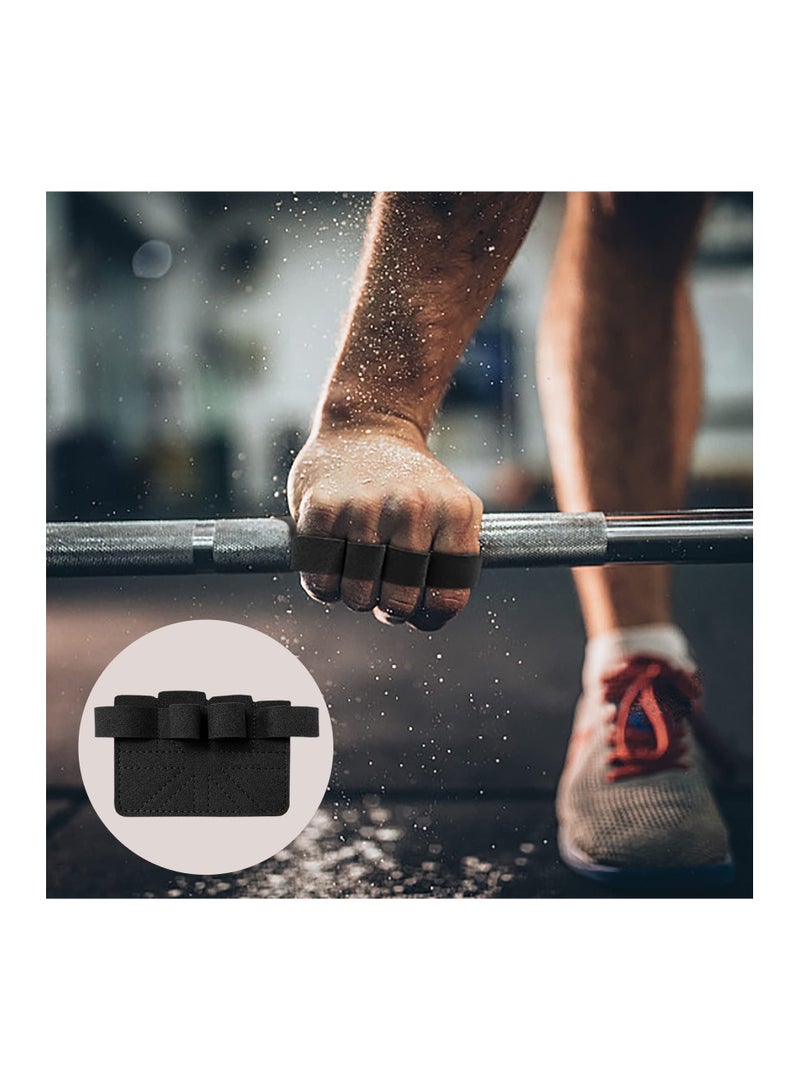 SYOSI Palm Sports Protector, Workout Gym Gloves for Weightlifting XL, Weight Lifting Grip Pads for Men Women, Rowing Gloves Protection for Powerlifting Grips Exercise Gloves Fitness Cross Training Cycling - Image 4