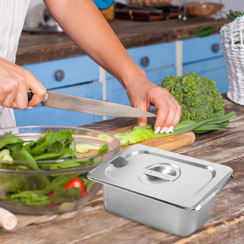 Stainless Steel Jam Container Lid Cover for Catering Supplies Lightweight Elegant Design - Image 4