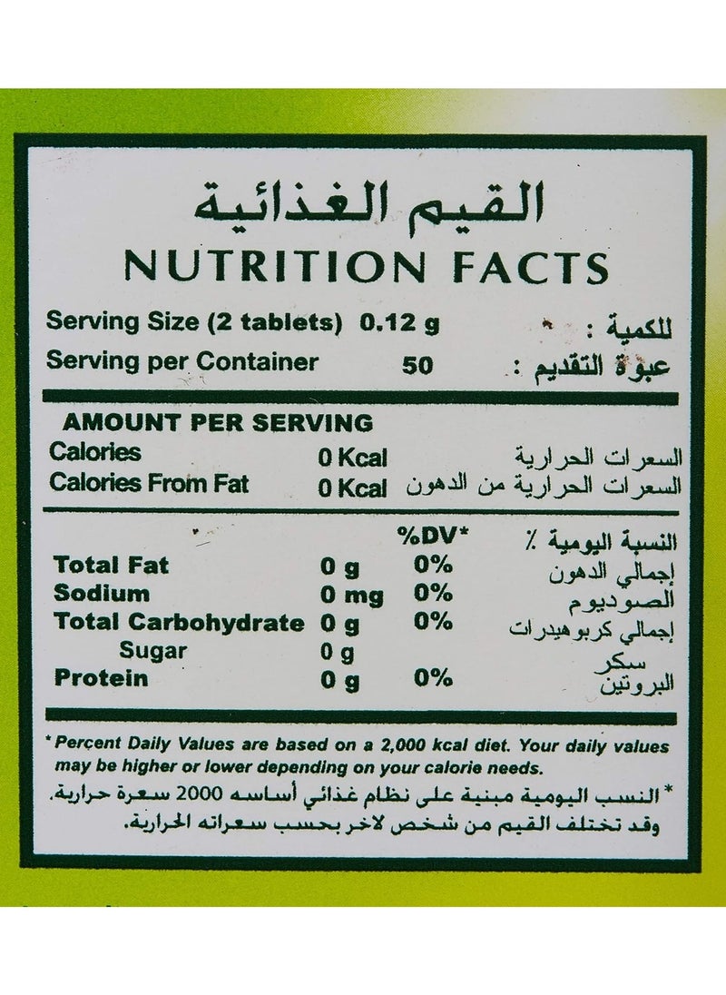 Stevia Sweetener Tablet 100 Tablets