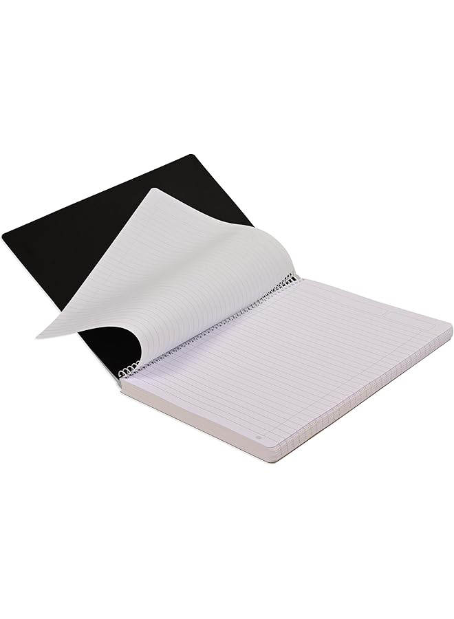 إيروريكس كتاب جامعي فاخر من الورق المقوى الملون، غلاف نيون ناعم، 4 مواضيع، مقاس 215×279 مم، 160 ورقة Fsub4Ss8.5×11 - Image 2