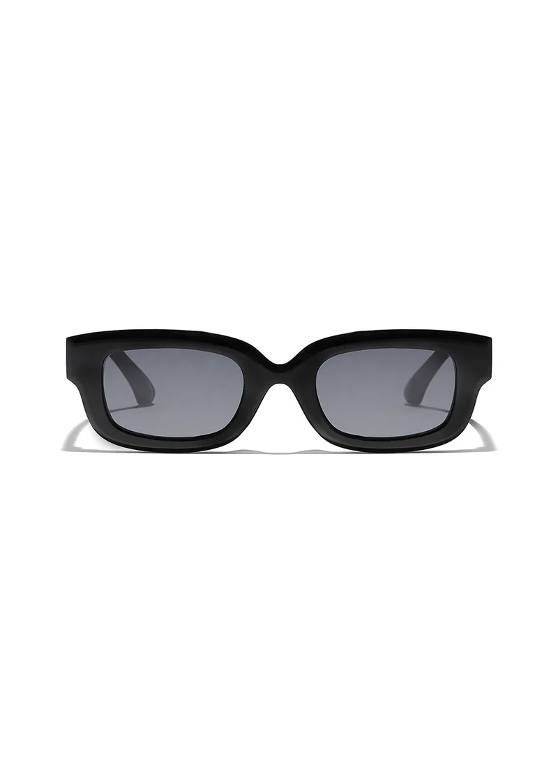 Blackout Terra,Women Sunglasses, Rectangle Sunglasses, UV Protection: UV400 (Black,Black)