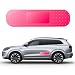 BDZMC Large Bandage Vinyl Sticker Decal for Car 237657 Funny Big BandAid Shape Decal Automotive Bumper Stickers for Car Dent and Scratch Cover Universal Fit for Car Truck SUV BoatPink 1PCS - Image 2
