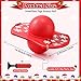 Simgoing Pogo Ball for Kids Ages 6 Snowflake Red Bounce Balance Board up to 160 Lbs Coordination Trick Ball with Pump Pogo Jumper Toy for Birthday Party Favors - Image 4