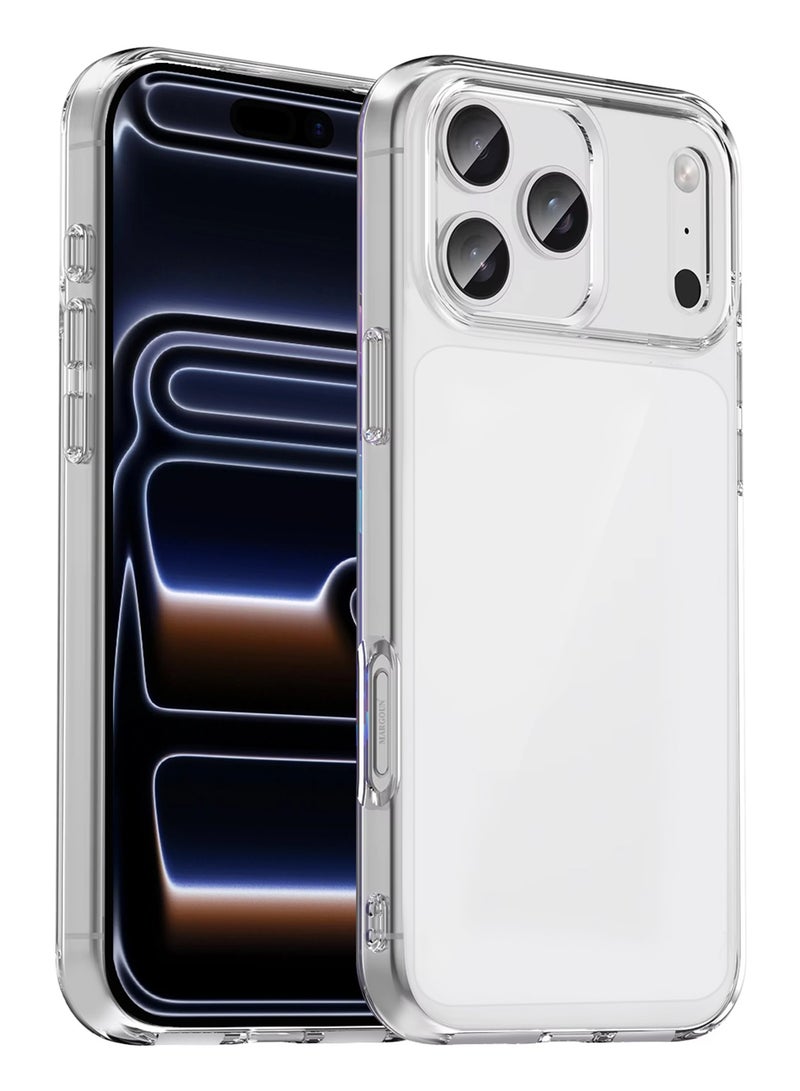 CATANES 2 Packs TPU Clear Case for iPhone 17 Pro Bumper Cover - One Case One 3D Screen Protector - Shockproof Protection Anti-Scratch Enhanced Grip Slim Design Wireless Charging Compatible - Image 3
