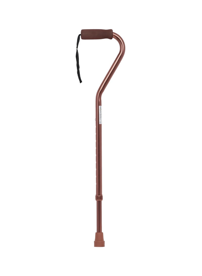 AID PLUS Adjustable Medical  Cane – Aluminium Frame, Anti-Slip Foot Pad, Supports 100 kg - Image 1
