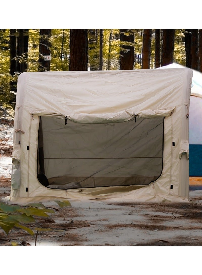 73Hours Compact Inflatable Tent For 2 People  Quick Setup, All-Weather Shelter With Electric Air Pump Included - Image 2
