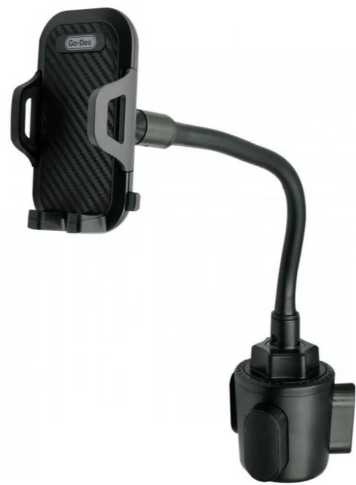 GO-DES Car Cup Holder Phone Bracket – Adjustable Universal Mount for Secure & Convenient Hands-Free Driving - Image 1