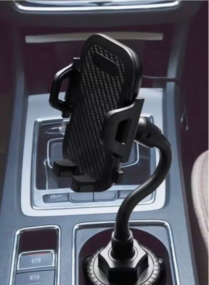 GO-DES Car Cup Holder Phone Bracket – Adjustable Universal Mount for Secure & Convenient Hands-Free Driving - Image 2