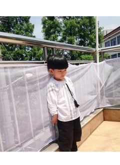 XiuWoo Durable Adjustable Child Banister Safety Guard Removable Balcony and Stairway Safety Net 200cm*79cm  - Image 2