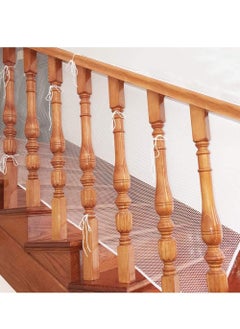 XiuWoo Durable Adjustable Child Banister Safety Guard Removable Balcony and Stairway Safety Net 200cm*79cm  - Image 5