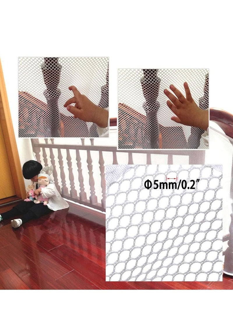 XiuWoo - Durable Adjustable Child Banister Safety Guard Removable Balcony and Stairway Safety Net 200cm*79cm - Image 1
