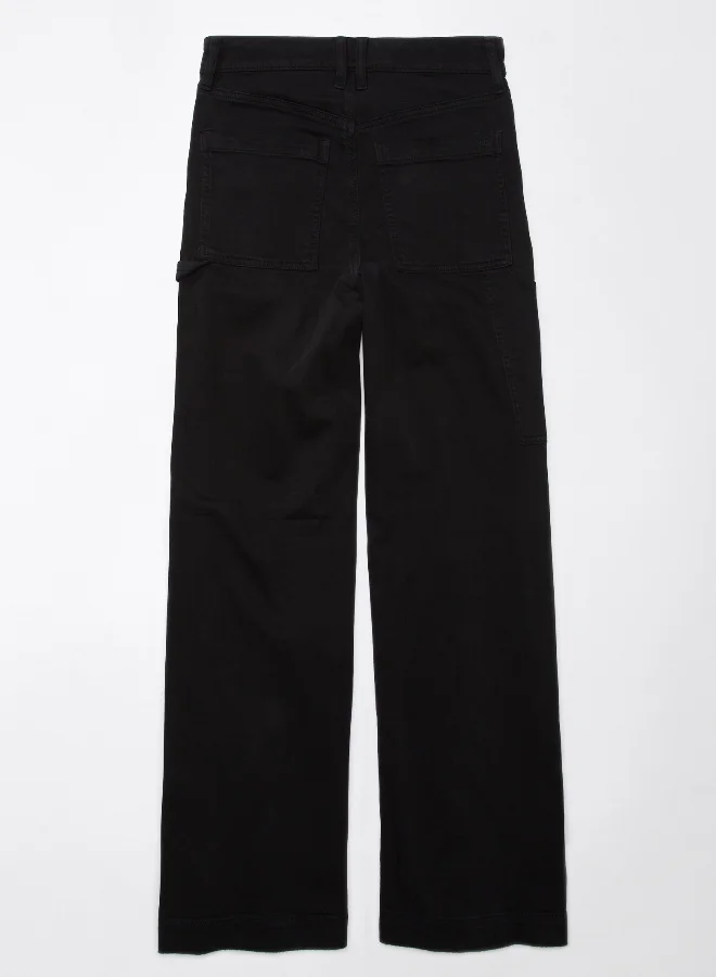 American Eagle AE Stretch Super High-Waisted Baggy Wide-Leg Pant