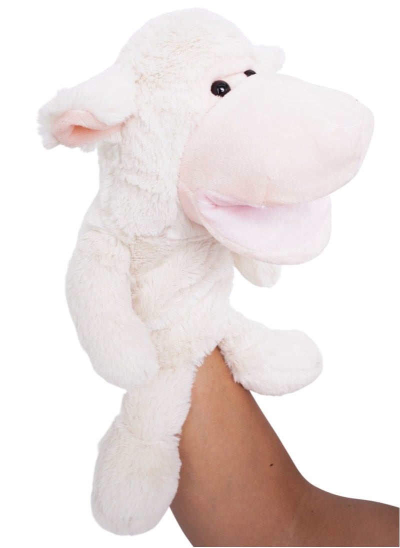 PUGS AT PLAY Pugs At Play Puppet Lamb 12-Inches, Battery Operated  | Interactive Plush Toy  - Image 2