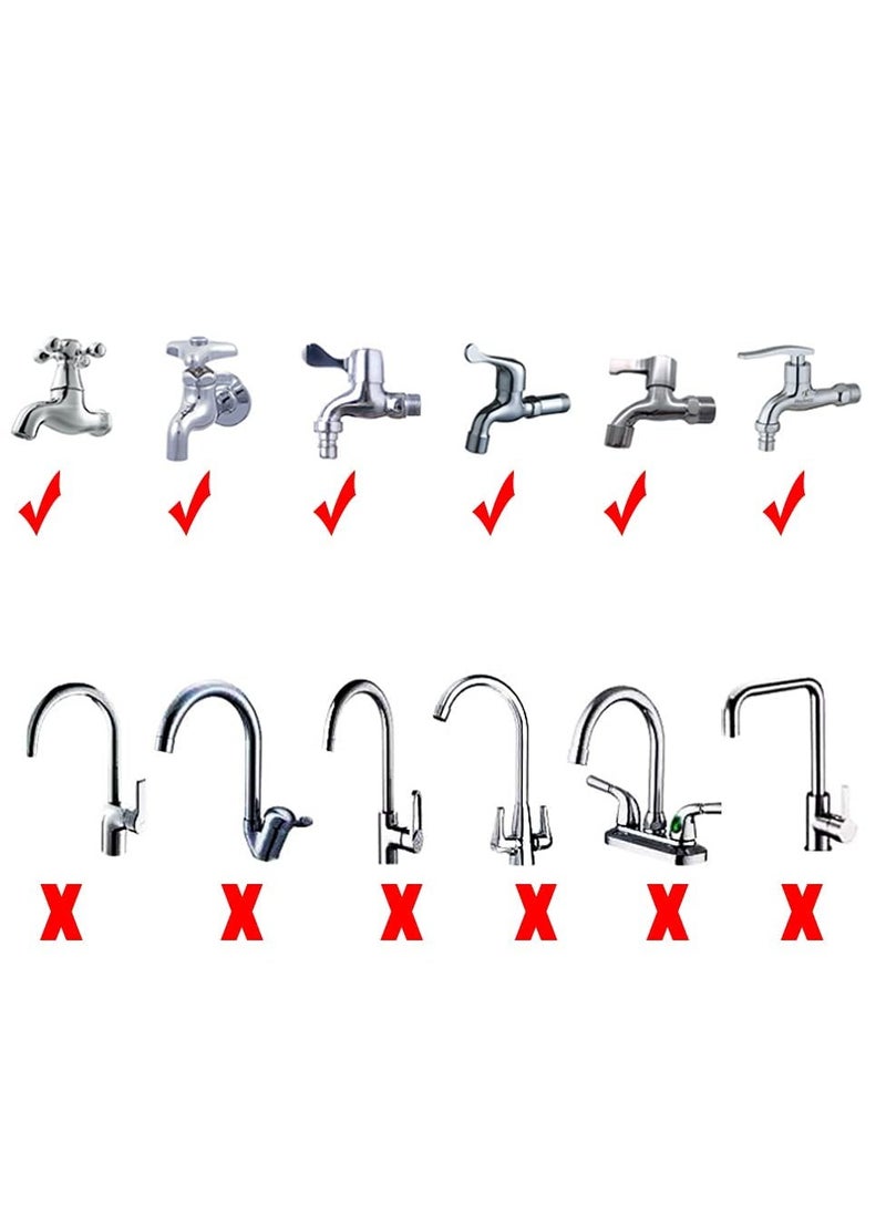 KASTWAVE - Sink Sprayer Hose Attachment,Pet Sink Spray Hose, Portable Garden/Tub Faucet Sprayer Handheld Hose Faucet Shower for Bathing Baby, Pets, Washing Hair, Rinsing Vegetables, 2m/6.4ft - Image 1