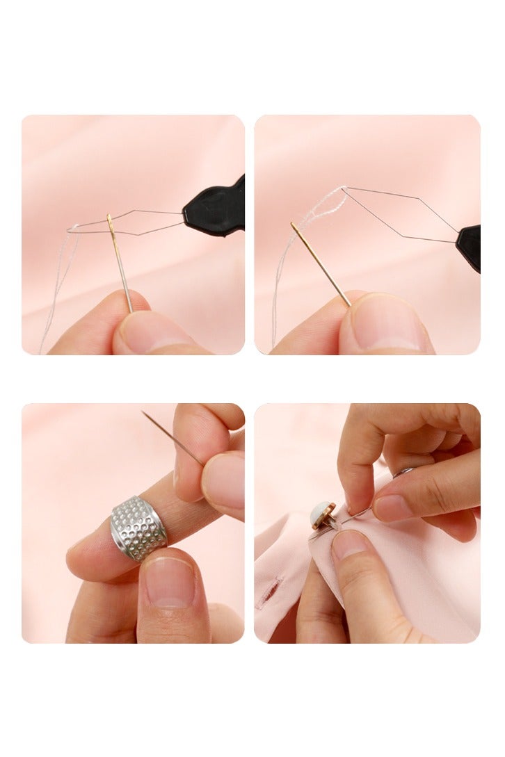 22 Pieces Sewing Kit, Portable Needle and Thread Case, Easy to Carry and Store, Home Sewing Supplies, Suitable for Students, Travelling, Home Use, Green - Image 3