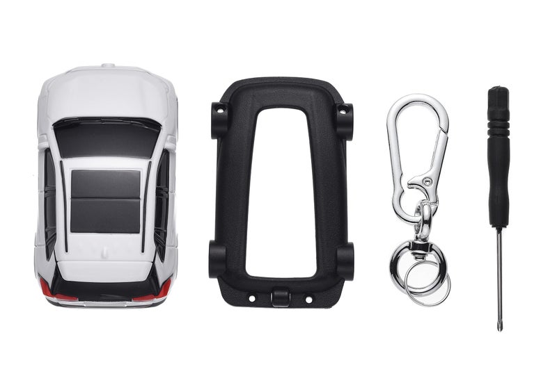 TopGrit for Toyota Key Fob Cover Car Styling Protection Key Shell-Key fob case compatible with Toyota Camry Corolla RAV4 Highlander Avalon C-HR GT86 Prius Smart Remote Key-Light White - Image 5