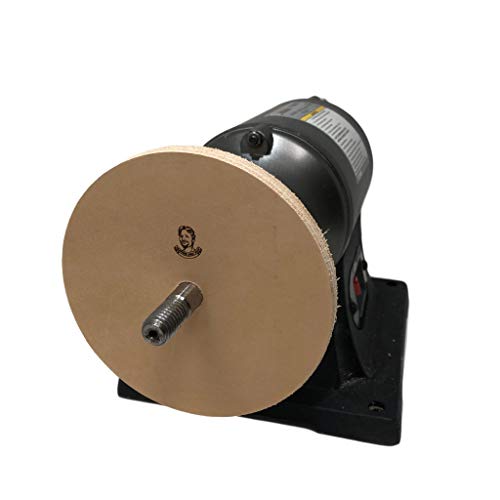 TAMROD HOLDINGS LLC 5" (1/2" Width) Leather Honing Wheel - Fits 1/2" Arbor - Buffing Compound Included - Image 4