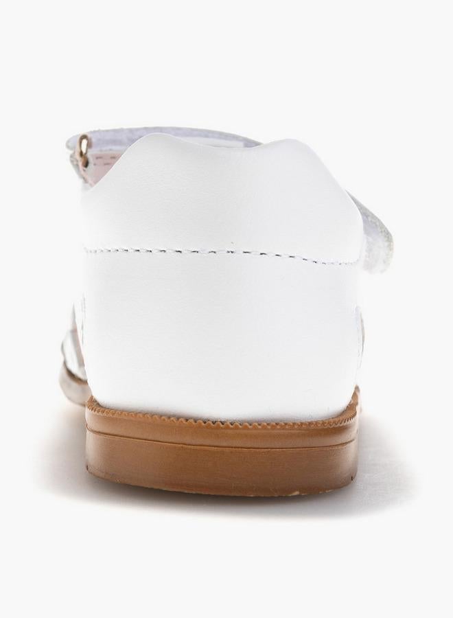 Pablosky Girls' Strap Sandals with Hook and Loop Closure - Image 3