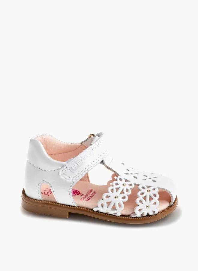بابلوسكي Girls' Strap Sandals with Hook and Loop Closure