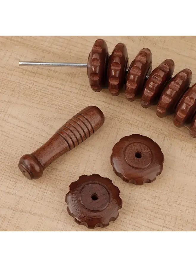 Deep Coffee 9 جولات لوحة غوا شا لتدليك خطوط الطول للجسم كاملاً - Image 3