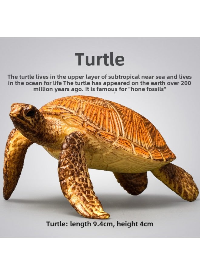 Simulation Marine Animal Biological Model Octopus Penguin Dolphin Diver Turtle Shark Scene Full Series-Color:S259 Large Humpback Whale