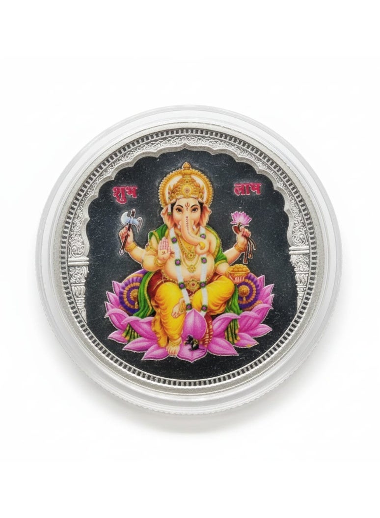 KHUSHBOO JEWELS 999 PURE SILVER COLOR COIN 20 GRMS