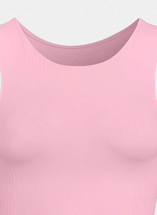 Silvy Lycra La Mella Sleeveless Round Neck Top For Women - Image 3