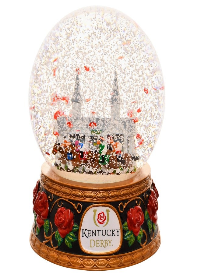 Tree Buddees x Kentucky Derby Snow Globe with Snow & Rose Petals - Official Limited Edition Churchill Downs Decoration Horse Racing Collectible - Image 3