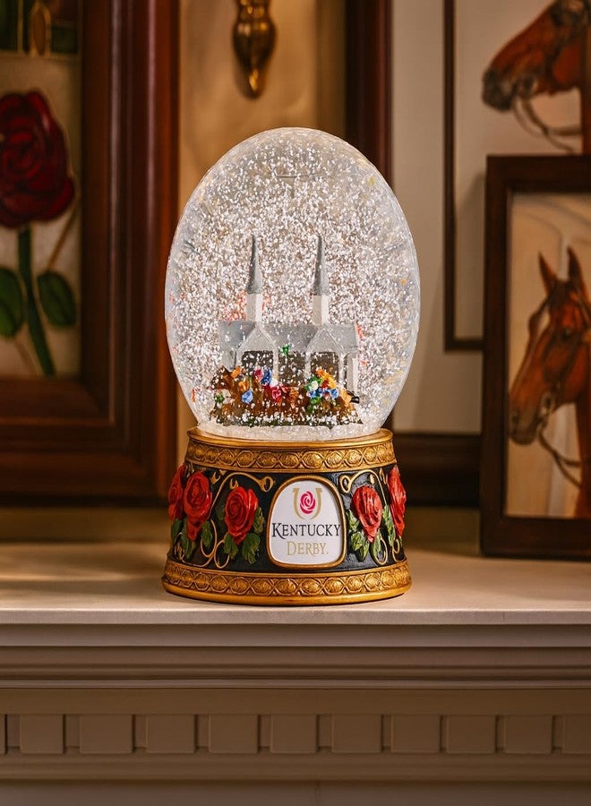 Tree Buddees x Kentucky Derby Snow Globe with Snow & Rose Petals - Official Limited Edition Churchill Downs Decoration Horse Racing Collectible - Image 2