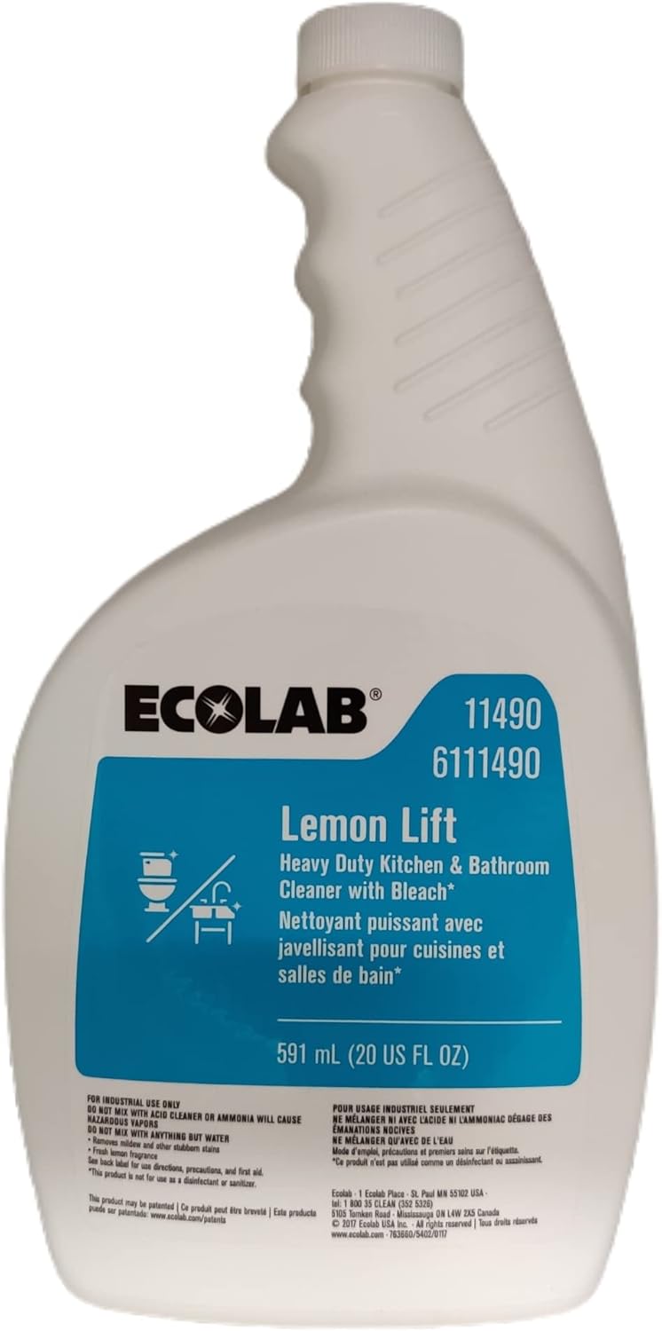 Lemon Lift Heavy Duty Kitchen & Bathroom Cleaner with Bleach- 20 FL OZ