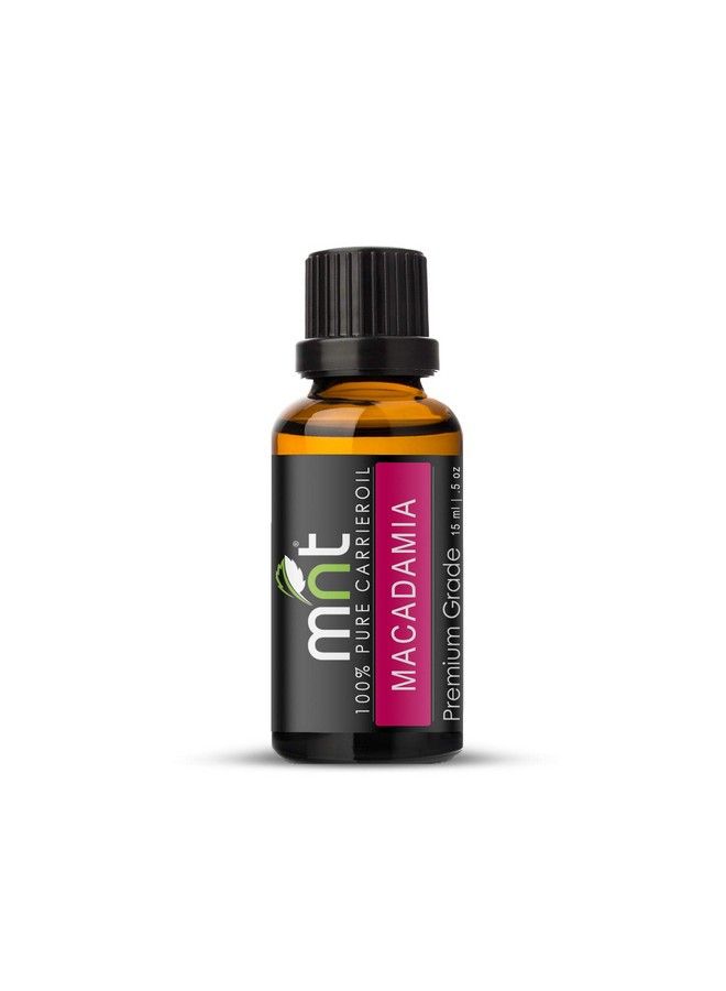 MNT Macadamia Cold Pressed Carrier Oil 100% Pure Natural & Undiluted Therapeutic Grade For Skin Care (15Ml) - Image 4