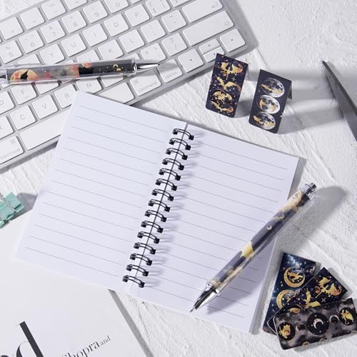 INCOK Fourth-Wiings Dragon Gift - 21 PCS Journaling Kit 4th Wing Bookish Merch Fantasy Bookmarks Notebooks Ballpoint Pen Book Mark for Reading Birthday Gift for Book Lover Reader Fans - Image 5