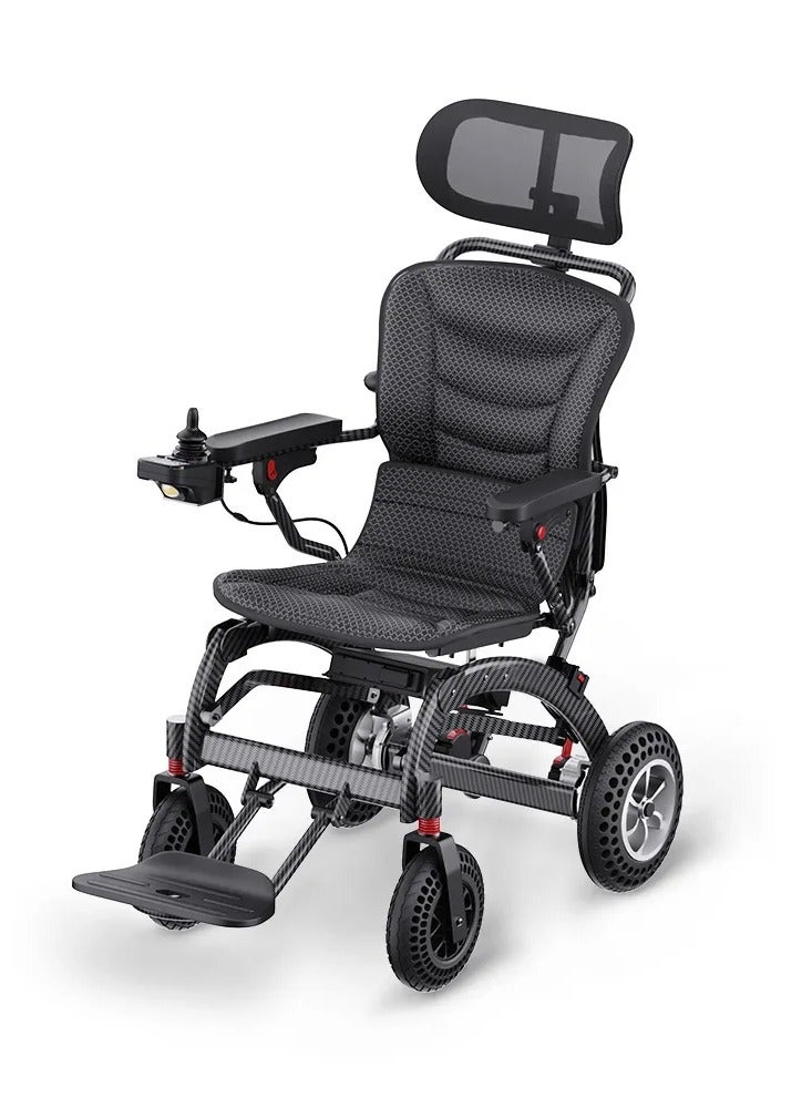 Powerful Lithium Rechargeable Controlled Lightweight 17.5kg Elderly Electric Wheelchair Brushless Motor Health Care Wheelchair - Image 1