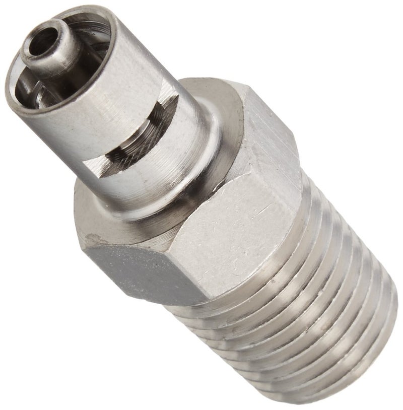 Techon Systems Techcon Systems Techon Systems 918-006-000 Cartridge Accessory, Needle Adapter, 1/4" NPT to Male Luer Lock, Brass - Image 3