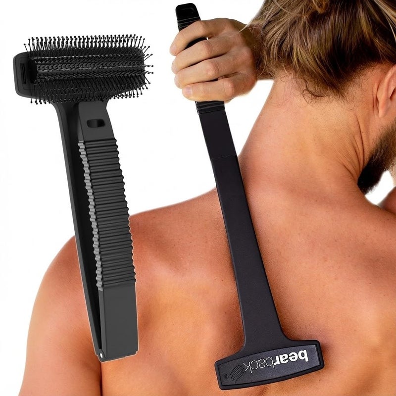 Bearback Back Scratcher for Men & Women â€“ Long Reach Folding Handle, Skin-Safe Bristles â€“ Extendable, Portable, Easy to Clean â€“ Designed by a USA Small Business - Image 1